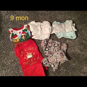 9 mon 2 piece pjs